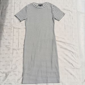 Striped pencil dress